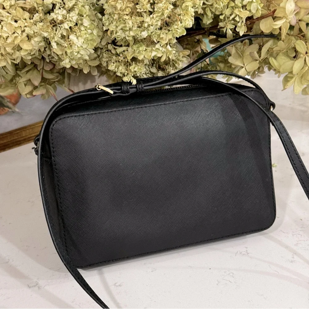 Michael Kors Sandrine Stud MK Crossbody Bag Purse Saffiano Leather